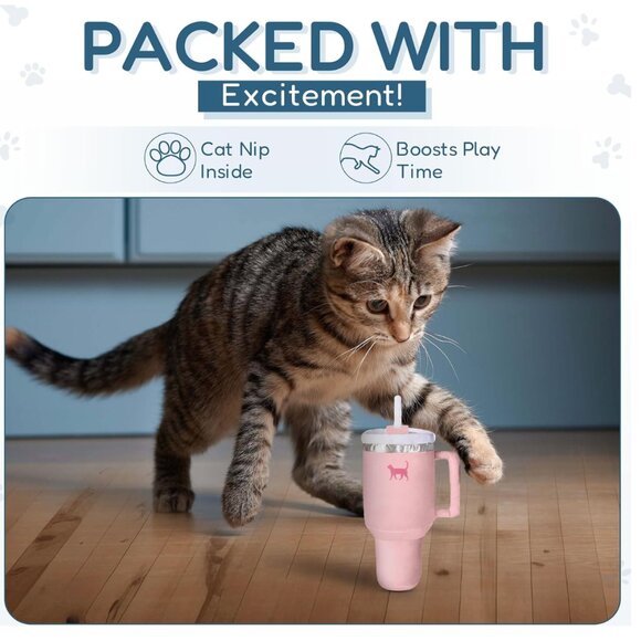 Trendy Tumbler Cat Toy Drink – The Perfect Gift for Cat - Picture 5 of 10